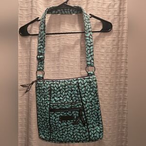 Vera Bradley Flower Shower cross body hipster purse